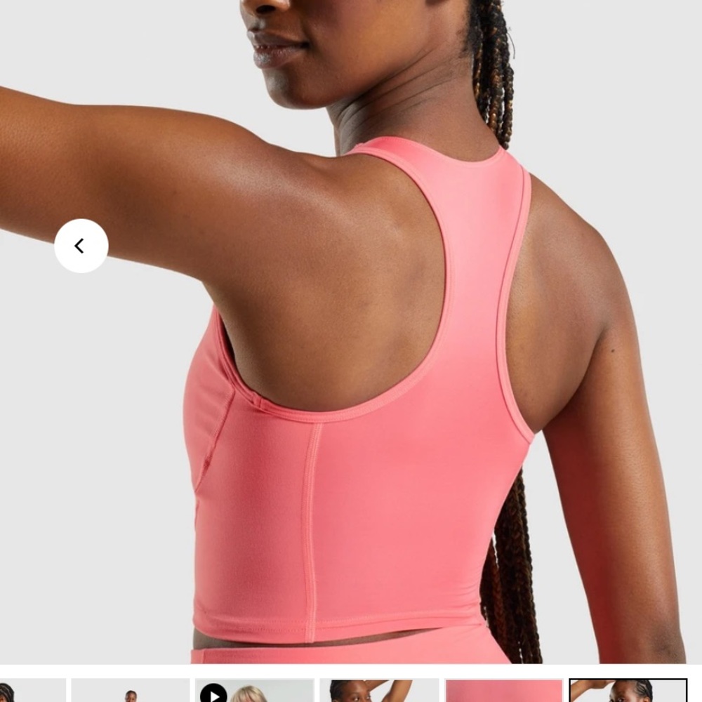 Gymshark x Whitney Simmons cropped tank V3